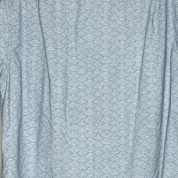 J. Crew Shirt Mens Medium Blue Geometric Button Up Casual Workwear Preppy - Picture 5 of 7